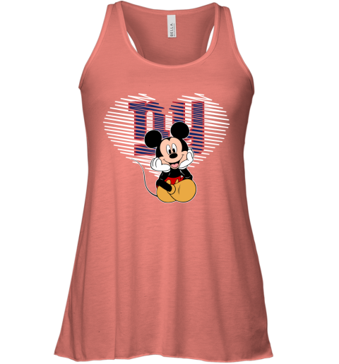NFL New York Giants The Heart Mickey Mouse Disney Football T Shirt 8VUJu4upFY1 flowy tank 32 95 151514 front coral