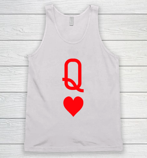 Queen Of Hearts Matching Couple Saint Valentine's Day Tank Top