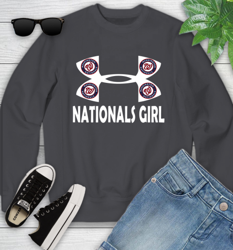 MLB Washington Nationals Under Armour Baseball Sports Youth Sweatshirt 5