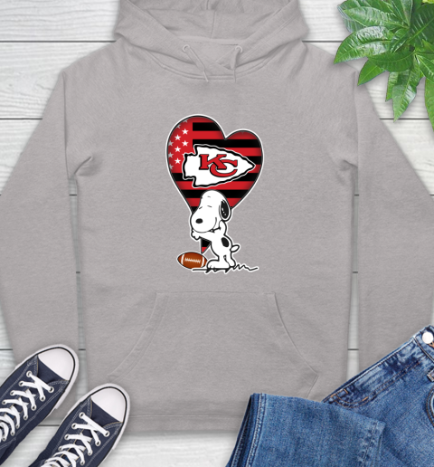 Kansas City Chiefs NFL Football The Peanuts Movie Adorable Snoopy Hoodie 12