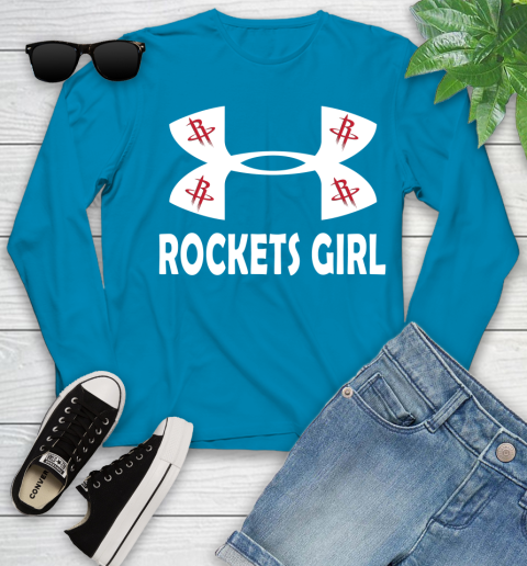 NBA Houston Rockets Girl Under Armour Basketball Sports Youth Long Sleeve 8