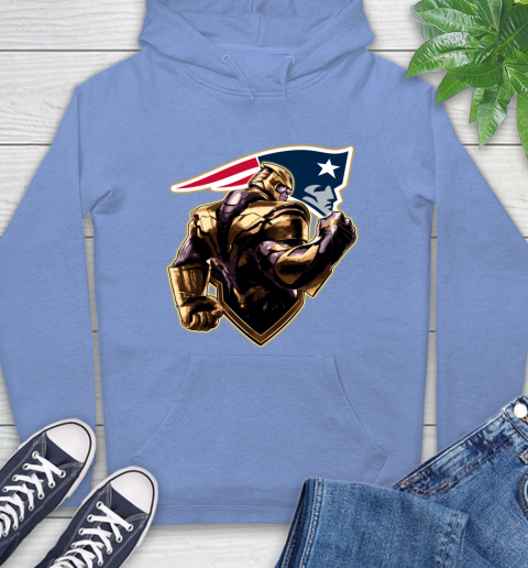NFL Thanos Avengers Endgame Football Sports New England Patriots Hoodie 11