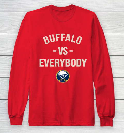 Buffalo Sabres Vs Everybody Long Sleeve T-Shirt 7