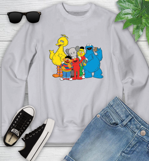 Kaws x uniqlo top x sesame street hoodie