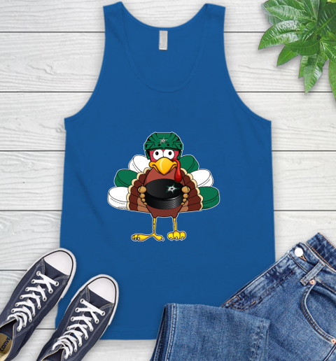 Dallas Stars Turkey Thanksgiving Day Tank Top 5