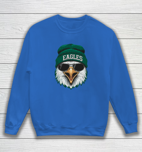 Cool Face Eagles With Sunglasses Vintage Funny Sweatshirt 5