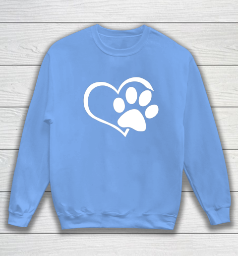 Dog mom hotsell paw print sweatshirt