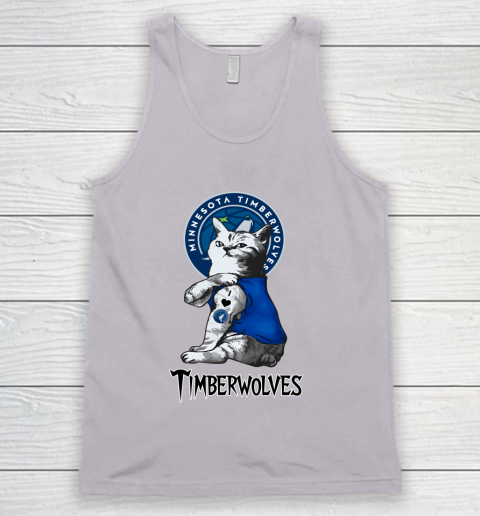 NBA Basketball My Cat Loves Minnesota Timberwolves Tank Top 4 NBA Basketball My Cat Loves Minnesota Timberwolves Tank Top - Image 4