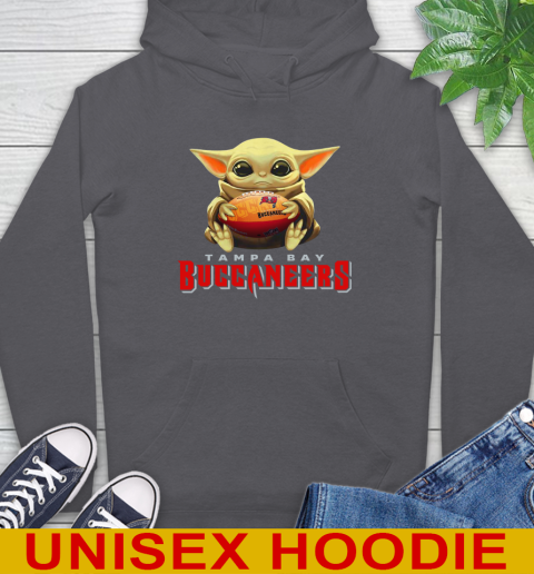 NFL Football Tampa Bay Buccaneers Baby Yoda Star Wars Shirt Hoodie 7