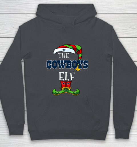 Dallas Cowboys Christmas ELF Funny NFL Youth Hoodie 5