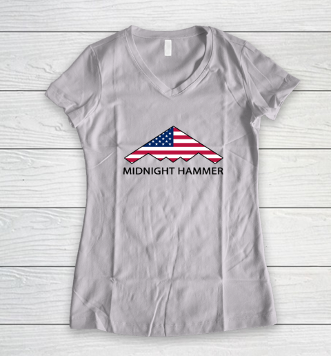 Midnight Hammer Women's V-Neck T-Shirt