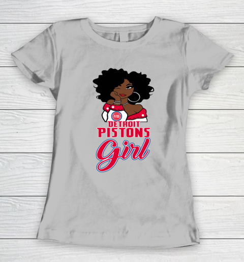 Detroit Pistons Girl NBA Women's T-Shirt 6