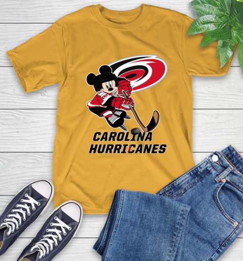 NHL Carolina Hurricanes Mickey Mouse Disney Hockey T Shirt T-Shirt 3