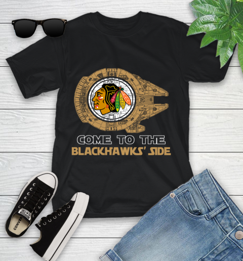 NHL Come To The Chicago Blackhawks Wars Hockey Sports Youth T-Shirt