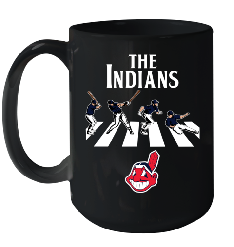 MLB Baseball Cleveland Indians The Beatles Rock Band Shirt Ceramic Mug 15oz