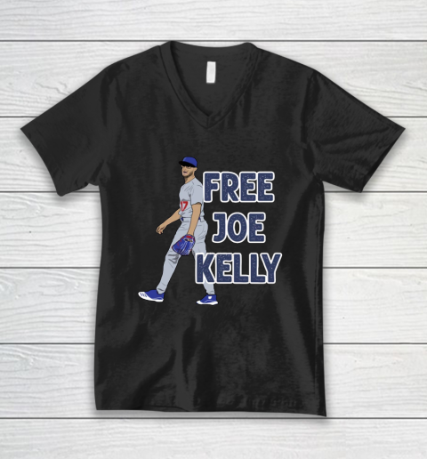 Free Joe Kelly V-Neck T-Shirt