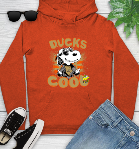 NHL Hockey Anaheim Ducks Cool Snoopy Shirt Youth Hoodie 4