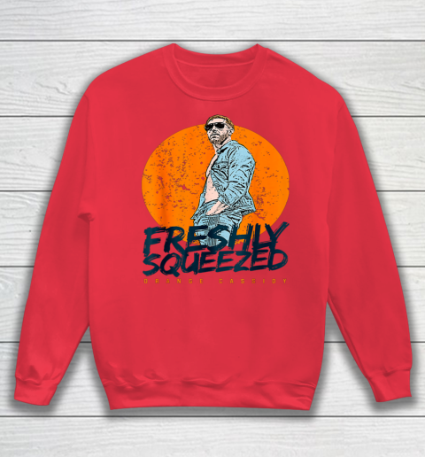 Wrestling Freshly Squeezed Orange Cassidy AEW Wrestler Sweatshirt 6