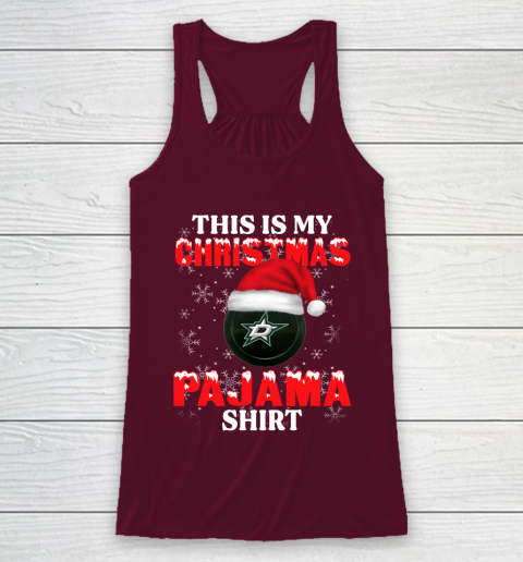 Dallas Stars This Is My Christmas Pajama Shirt NHL Racerback Tank 2