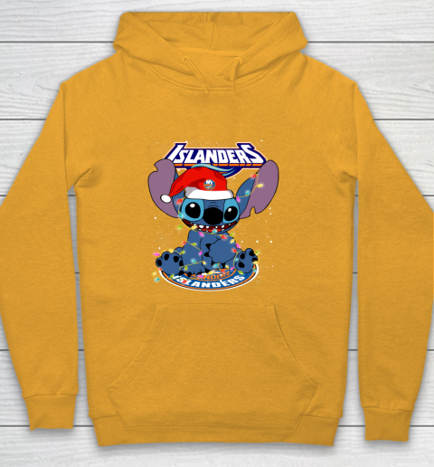 New York Islanders NHL Hockey noel stitch Christmas Youth Hoodie 2