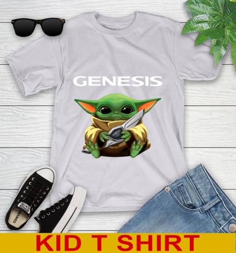 Star Wars Baby Yoda Hugs Genesis Car Shirt 100