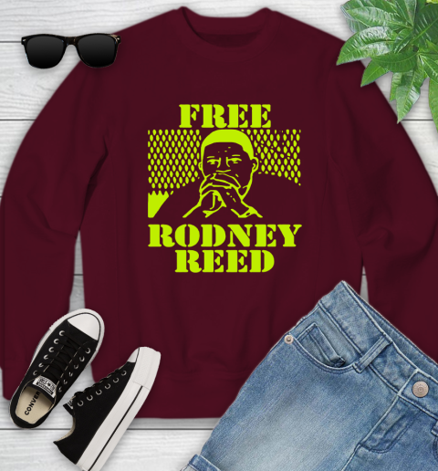 Freee rodney reed Youth Sweatshirt 5 Freee rodney reed Youth Sweatshirt - Image 5