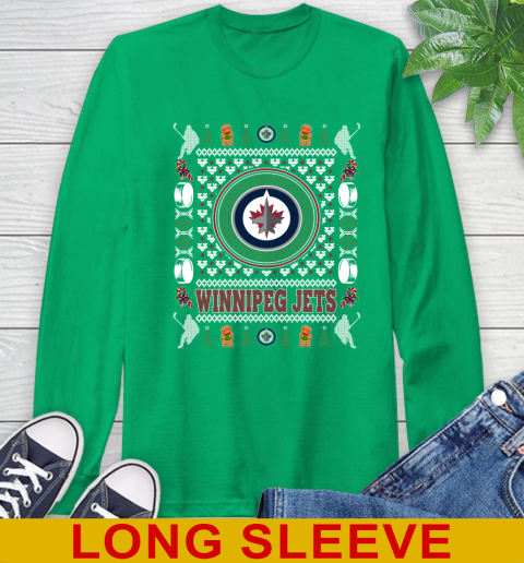 Winnipeg Jets Merry Christmas NHL Hockey Loyal Fan Long Sleeve T-Shirt 8