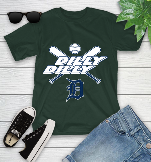 MLB Detroit Tigers Dilly Dilly Baseball Sports Youth T-Shirt 5