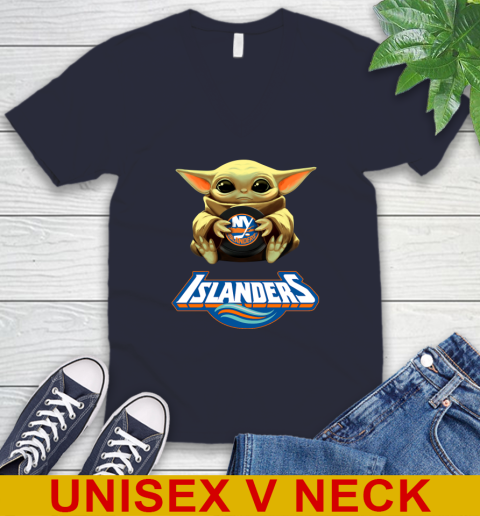 NHL Hockey New York Islanders Star Wars Baby Yoda Shirt 51