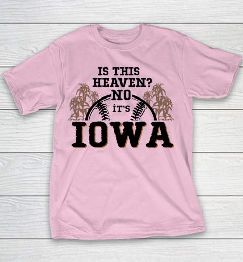 Is This Heaven No It's Iowa Baseball Youth T-Shirt 5