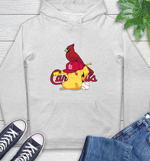 MLB Pikachu Baseball Sports St.Louis Cardinals Hoodie