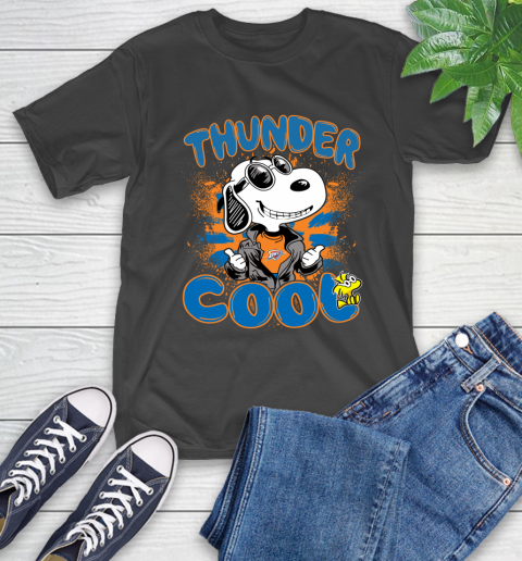 NBA Basketball Oklahoma City Thunder Cool Snoopy Shirt T-Shirt