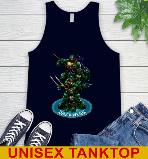 NFL Football Miami Dolphins Teenage Mutant Ninja Turtles Shirt Tank Top 3