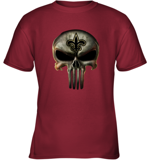 New Orleans Saints Skull T-Shirt