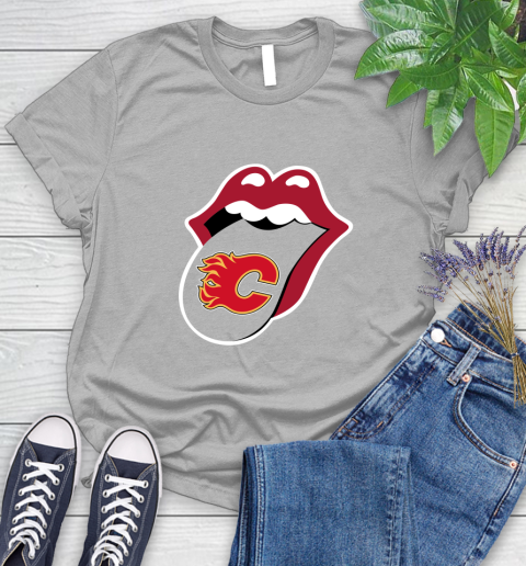 Calgary Flames NHL Hockey Lips I Root For My Team Adoring Fan 95