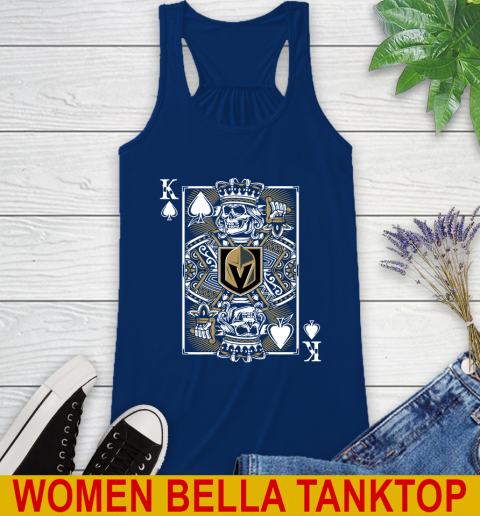 Vegas Golden Knights NHL Hockey The King Of Spades Death Cards Shirt Racerback Tank 7