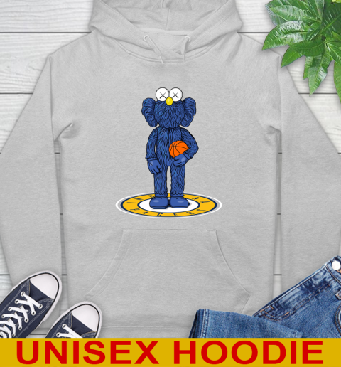 NBA Basketball Indiana Pacers Kaws Bff Blue Figure Shirt Hoodie 6