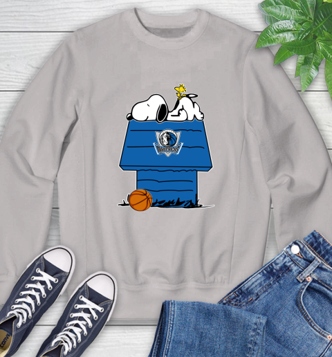 Dallas Mavericks NBA Basketball Snoopy Woodstock The Peanuts Movie Sweatshirt 12