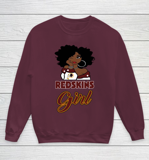 Washington Redskins Girl NFL Youth Sweatshirt 5