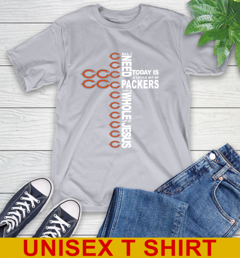 NFL All I Need Today Is A Little Bit Of Chicago Bears Shirt T-Shirt 5