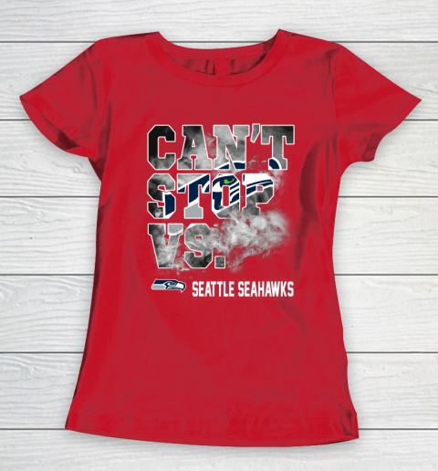 NFL Seattle Seahawks Can't Stop Vs Women's T-Shirt 10 NFL Seattle Seahawks Can't Stop Vs Women's T-Shirt - Image 10