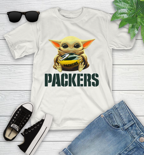 Nfl Football Green Bay Packers Baby Yoda Star Wars Shirt Youth T