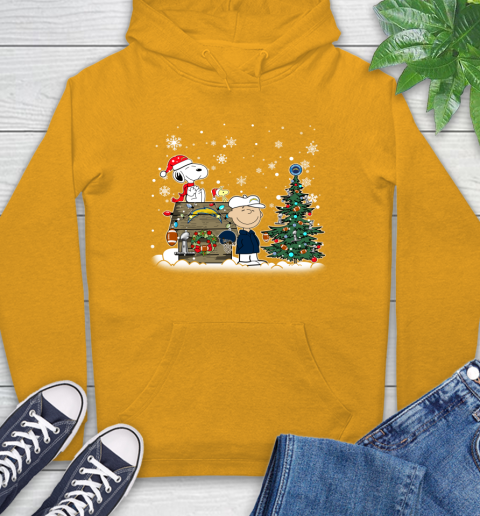 NFL Los Angeles Chargers Snoopy Charlie Brown Christmas Football Super Bowl Sports Hoodie 2