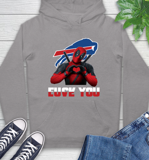 NHL Buffalo Bills Deadpool Love You Fuck You Football Sports Hoodie 6