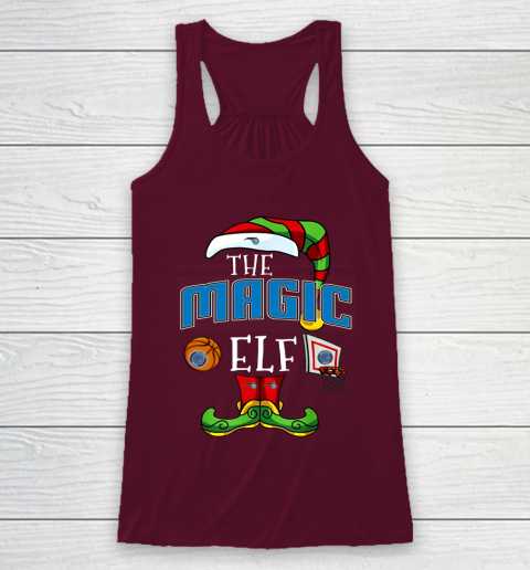 Orlando Magic Christmas ELF Funny NBA Racerback Tank 2