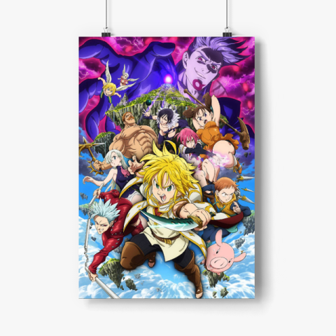 The Seven Deadly Sins Anime Manga Poster