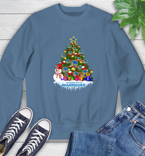 Golden State Warriors Merry Christmas NBA Basketball Sports Sweatshirt 7