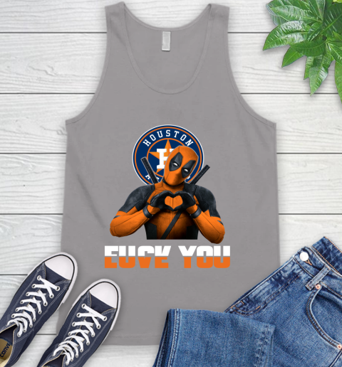MLB Houston Astros Deadpool Love You Fuck You Baseball Sports Tank Top 3