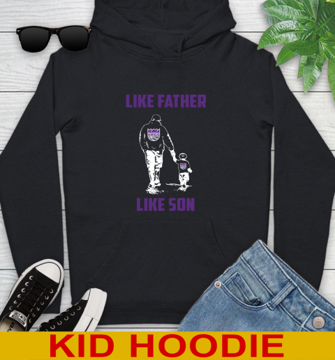 Sacramento Kings NBA Basketball Like Father Like Son Sports Youth Hoodie