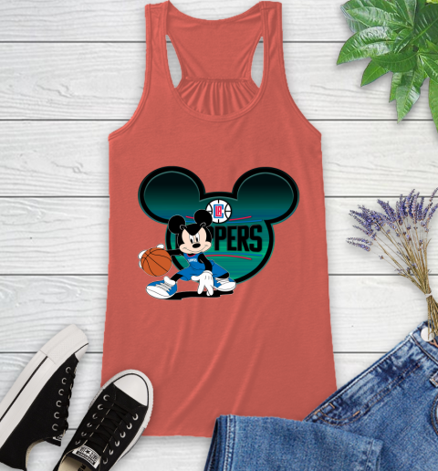 NBA LA Clippers Mickey Mouse Disney Basketball Racerback Tank 4